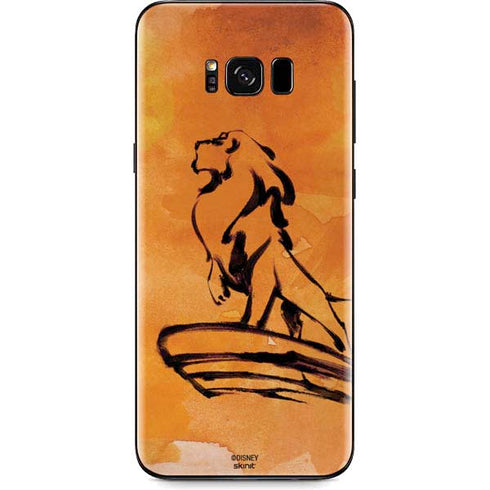 Disney The Lion King Mufasa Water Color Art Galaxy S8 Plus Skin